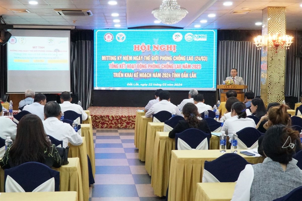 SCDI phối hợp tổ chức mít tinh kỷ niệm Ngày Thế giới phòng, chống lao năm 2024 tại Đắk Lắk