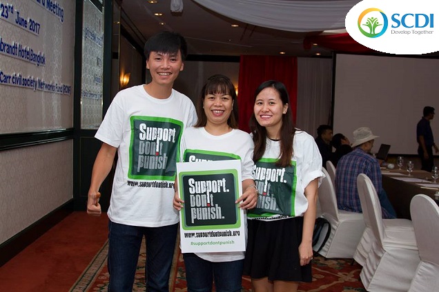 VNPUD and the CBOs joined "Support. Don't punish campaign"