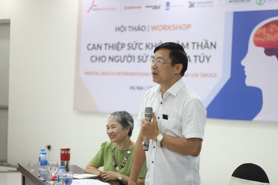 Mr. Nguyen Xuan Lap - Director of Department of Social Evils Prevention presides and manages the seminar