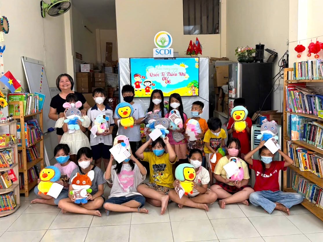 Celebrating Children's Day with children in the Breaking the Cycle program