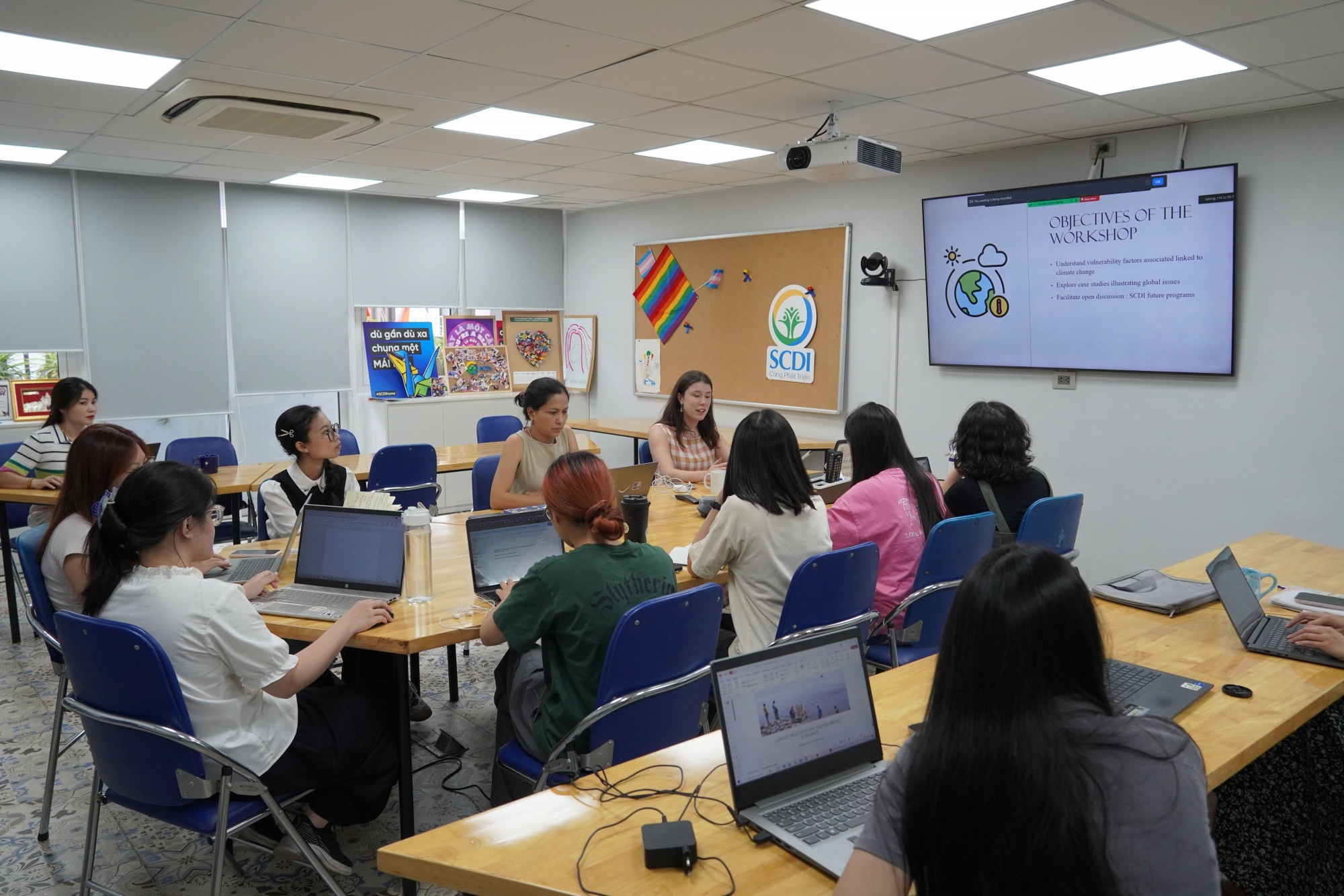 SCDI hosted a training on climate migration and vulnerabilities