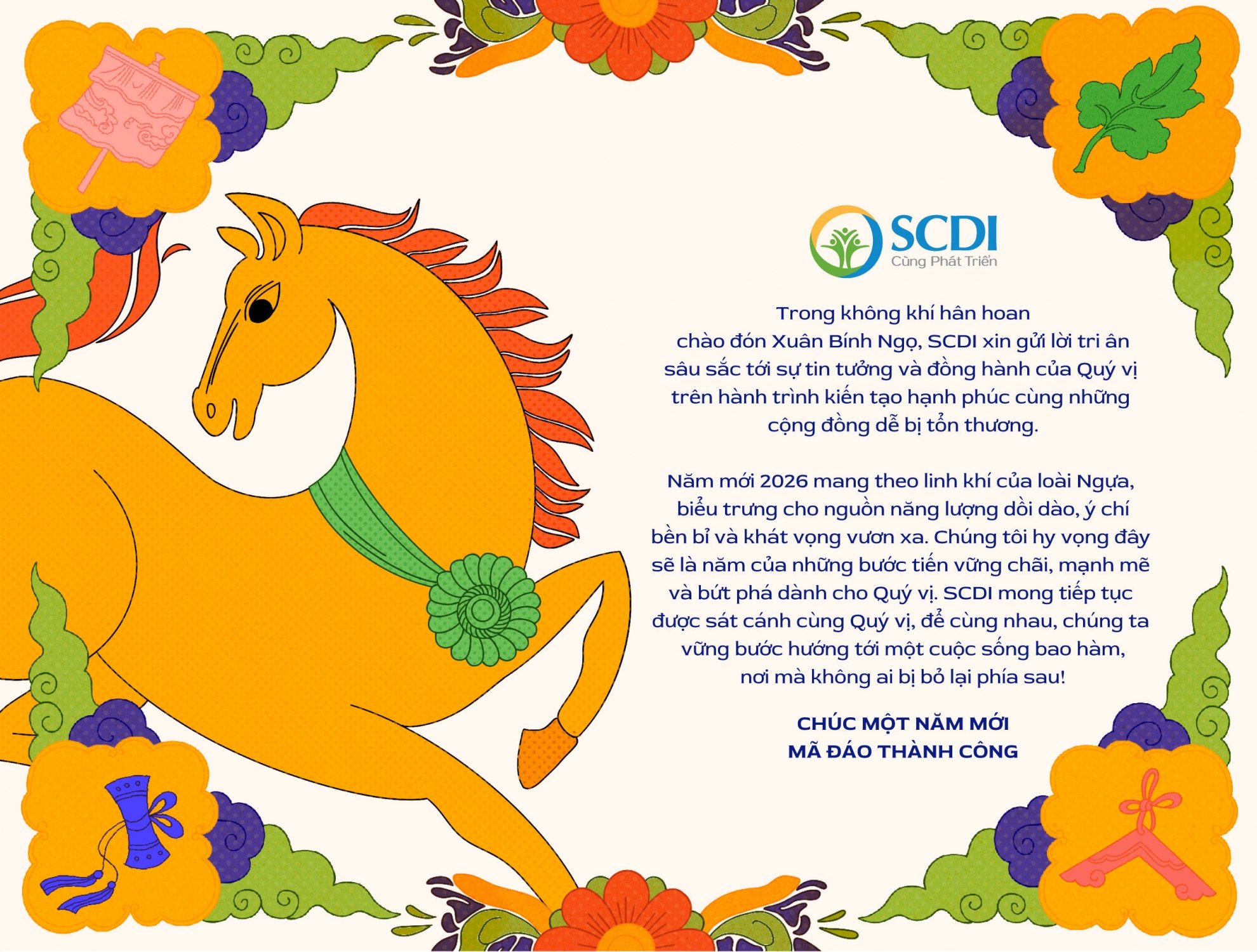 Thông báo lịch nghỉ Tết Bính Ngọ 2026